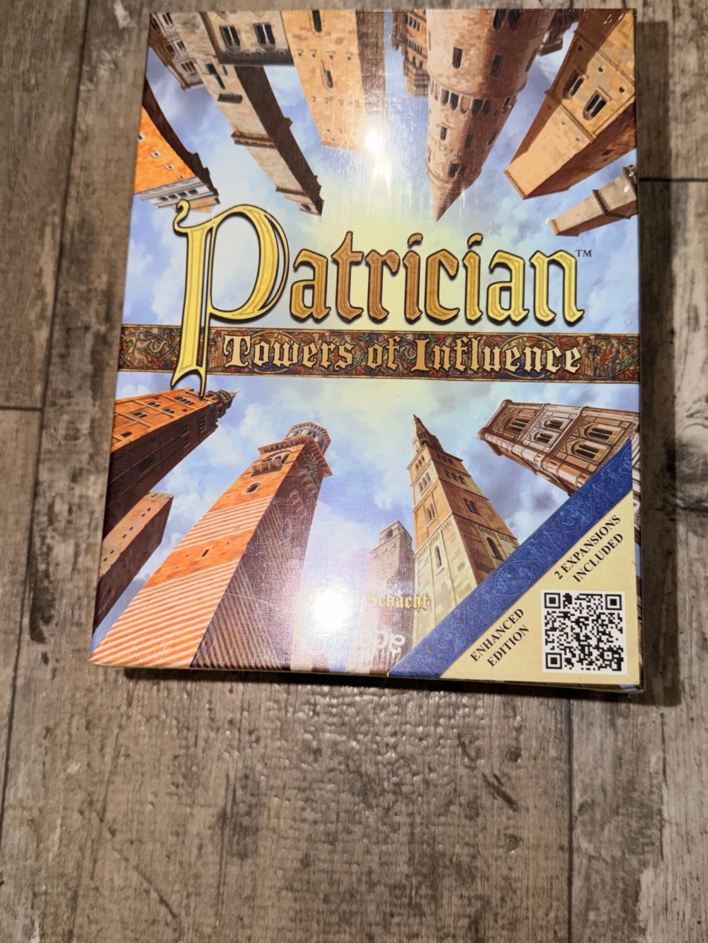 Patrician Towers of Influence Board Game - Blue/Gold